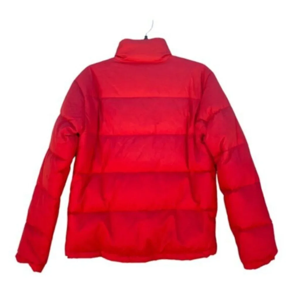 Steve & Barry’s Quilted Cherry Red Double Down Jacket Size Med